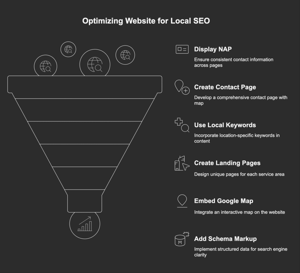 The Ultimate 7 Steps Local SEO Checklist 3 Local SEO - website optimization