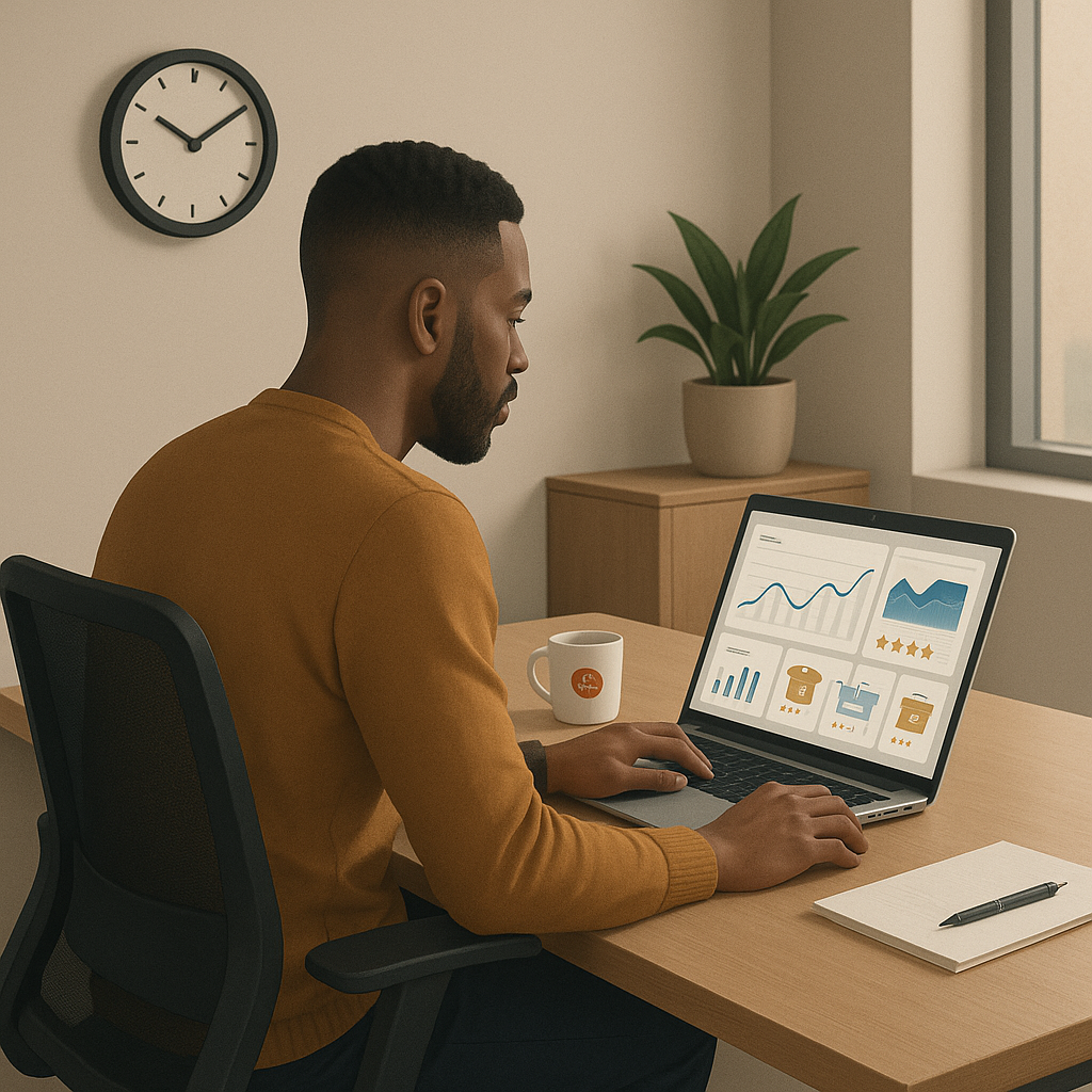 digital marketing manager working