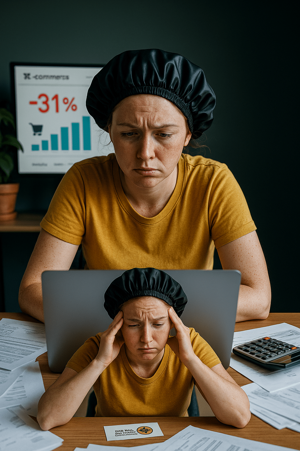 ecom store owner frustrated