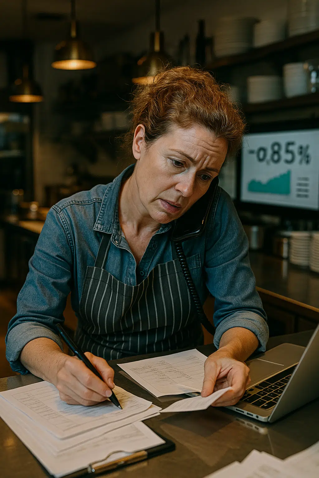 small business owner trying to do it all by herself