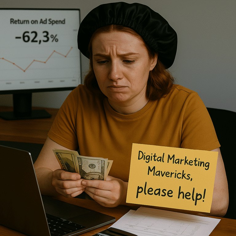 ecom store owner spending money on ads
