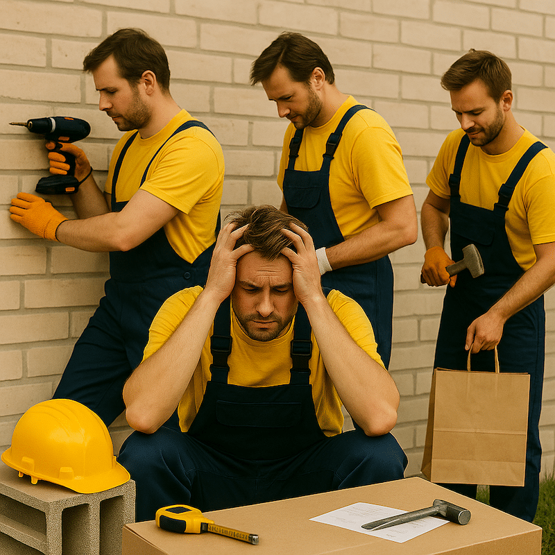contractor overwhelmed and needing digital marketing mavericks